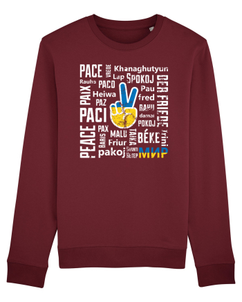 Să fie PACE în lume! Burgundy
