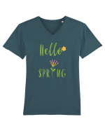 Hello Spring Tricou mânecă scurtă guler V Bărbat Presenter