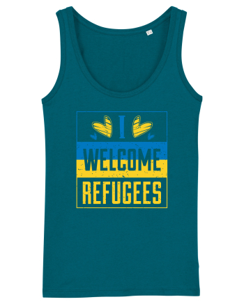 I welcome refugees Ocean Depth