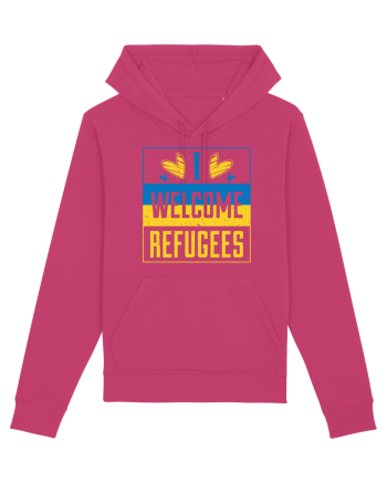 I welcome refugees Raspberry