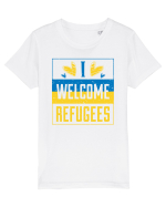 I welcome refugees Tricou mânecă scurtă  Copii Mini Creator