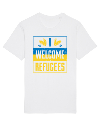 I welcome refugees White