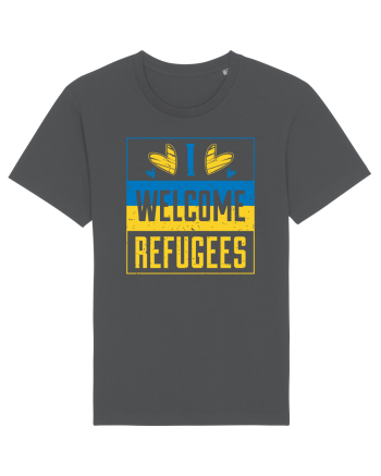 I welcome refugees Anthracite