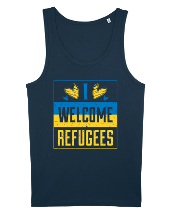 I welcome refugees Navy