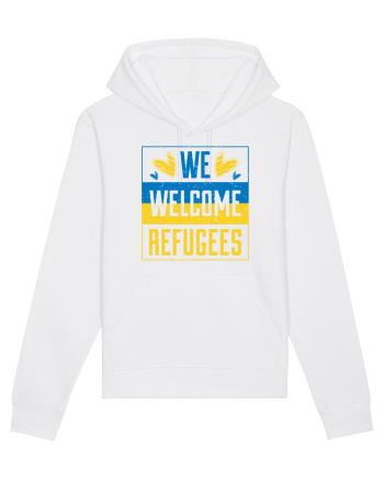 We welcome refugees White