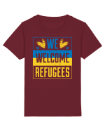 We welcome refugees Tricou mânecă scurtă  Copii Mini Creator