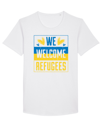 We welcome refugees White
