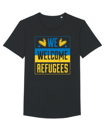 We welcome refugees Black