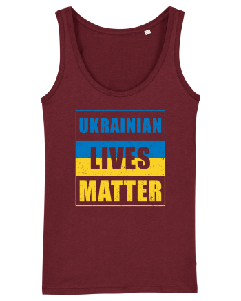 Ukrainian lives matter Burgundy