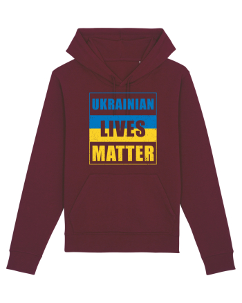 Ukrainian lives matter Burgundy