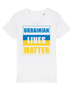 Ukrainian lives matter Tricou mânecă scurtă  Copii Mini Creator