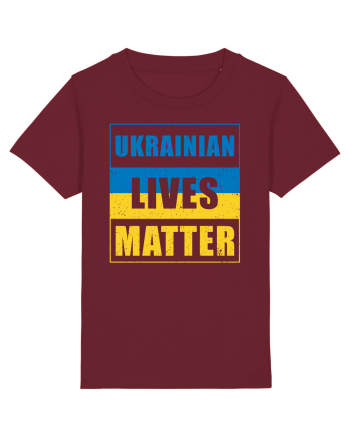 Ukrainian lives matter Burgundy