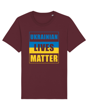 Ukrainian lives matter Burgundy