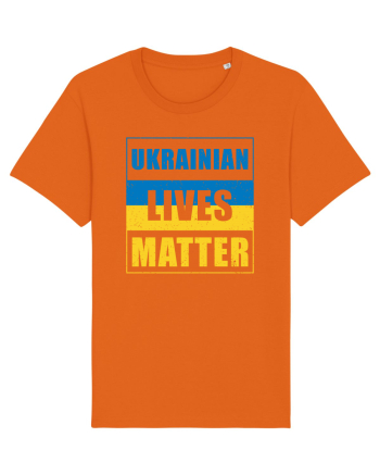 Ukrainian lives matter Bright Orange