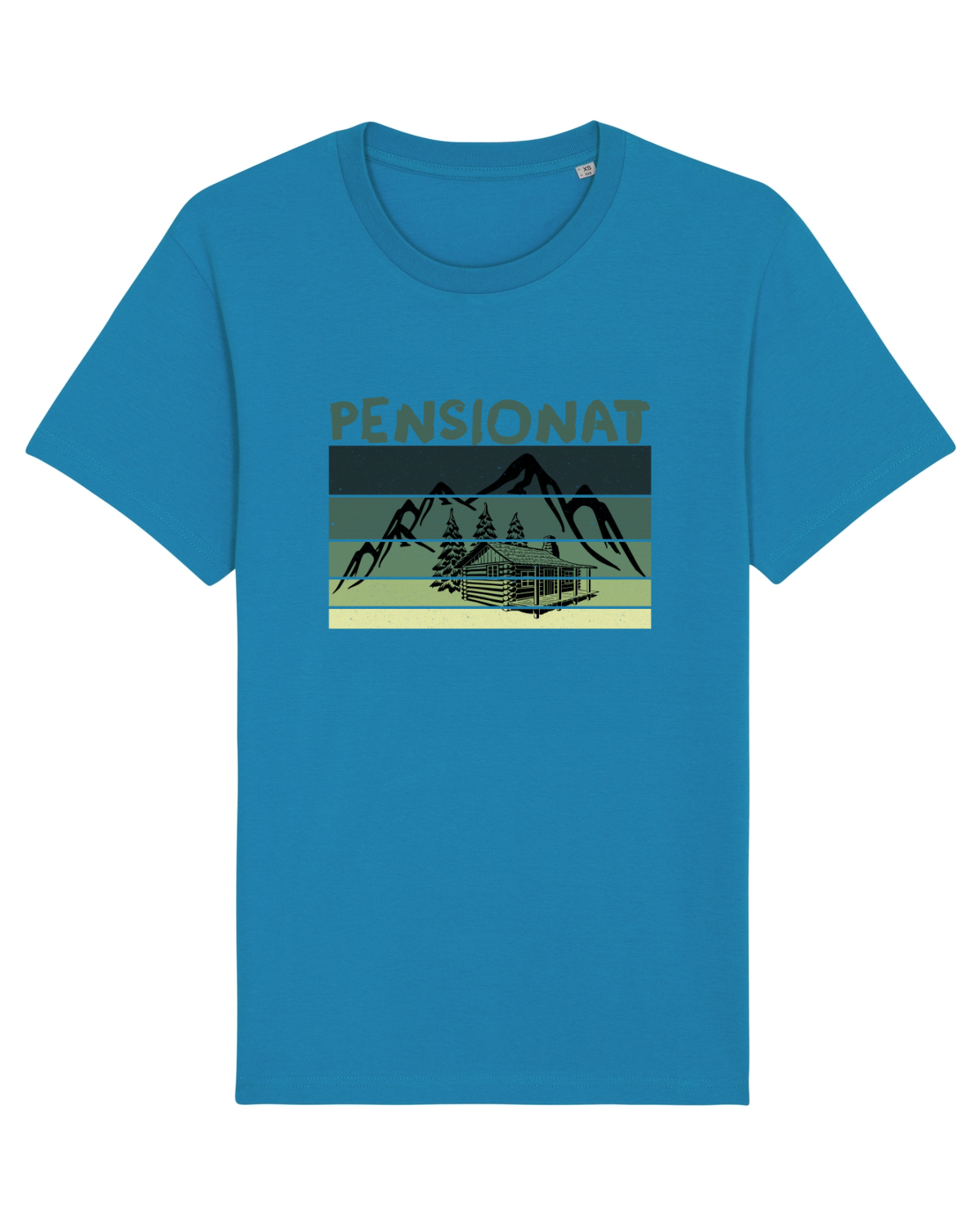 Tricou mânecă scurtă Unisex Rocker Azur