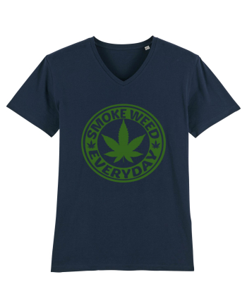 Smoke Weed Everyday French Navy