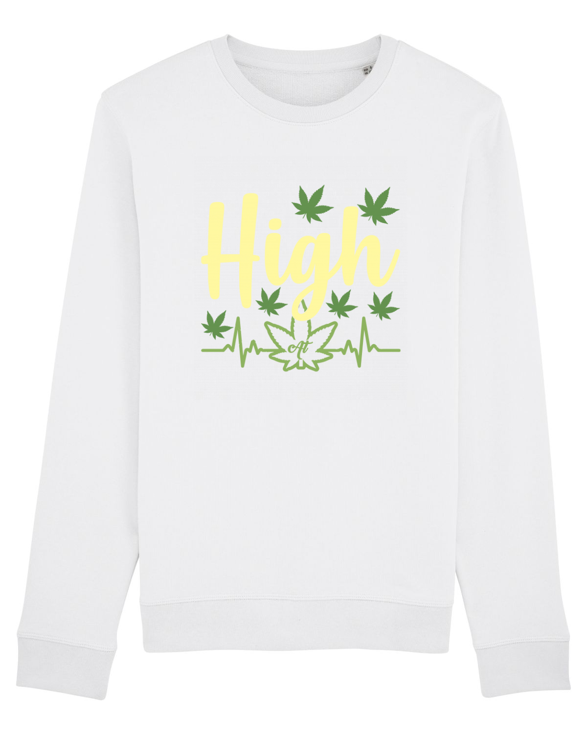 Bluză mânecă lungă Unisex Rise White