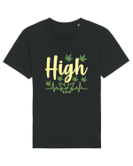High At Tricou mânecă scurtă Unisex Rocker