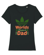 Smoke Weed Everyday Tricou mânecă scurtă guler larg fitted Damă Expresser