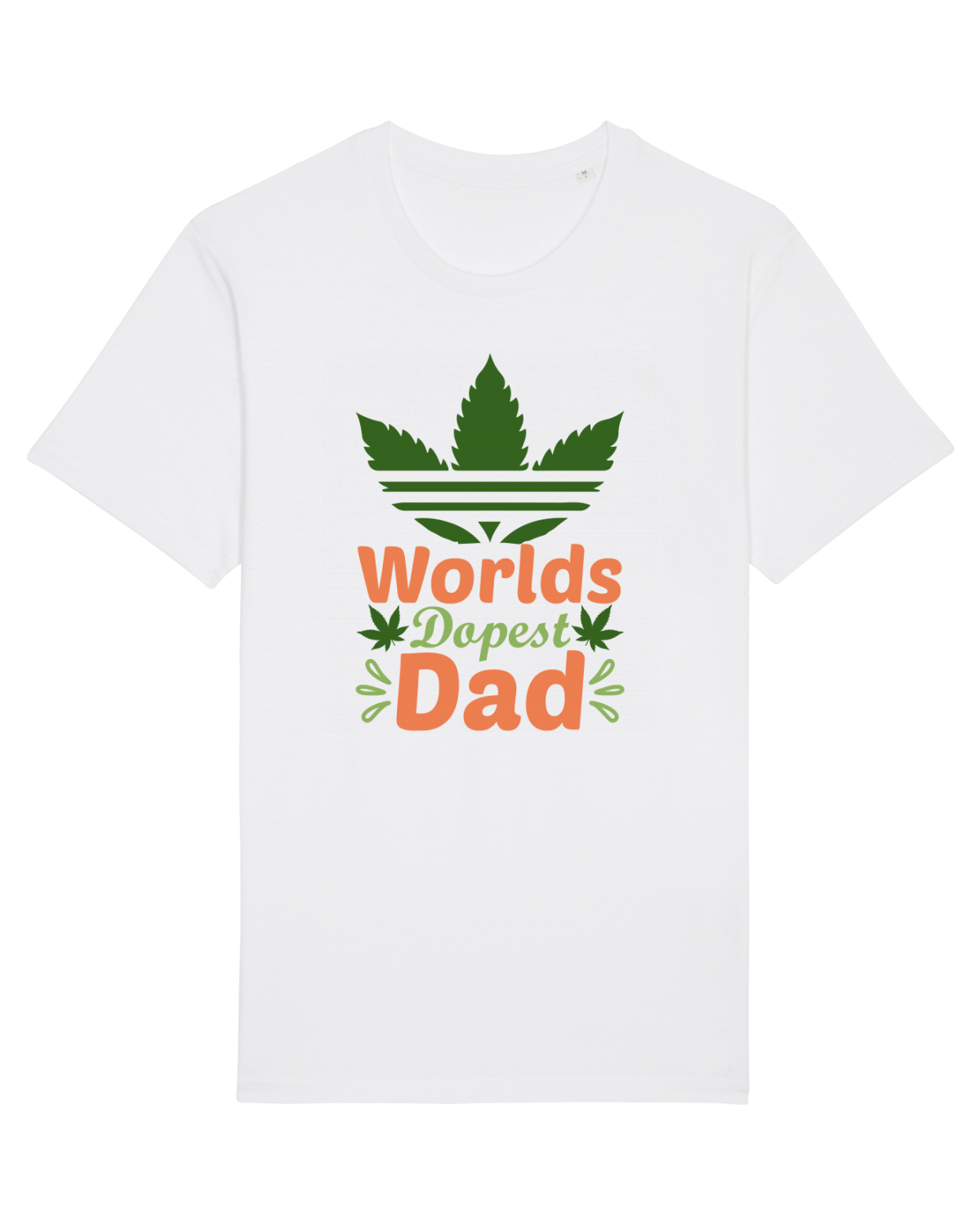 Tricou mânecă scurtă Unisex Rocker White