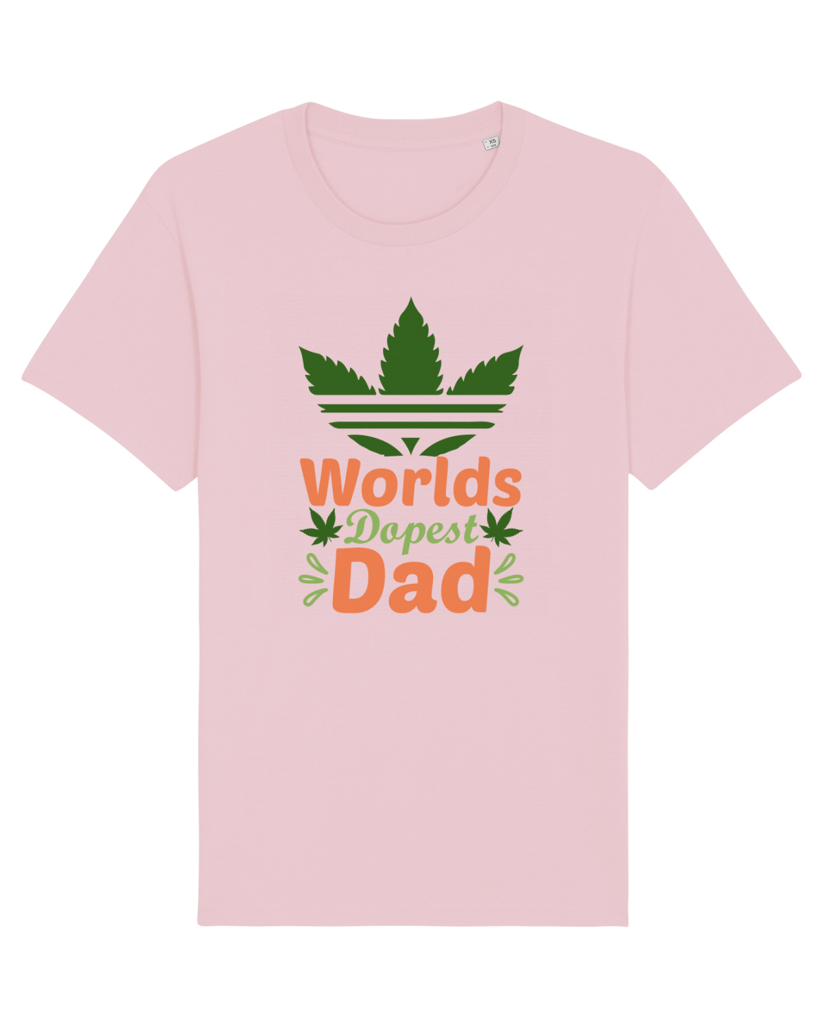 Tricou mânecă scurtă Unisex Rocker Cotton Pink