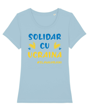 Solidar cu Ucraina Sky Blue