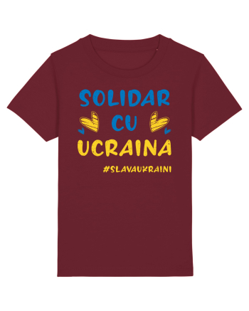 Solidar cu Ucraina Burgundy