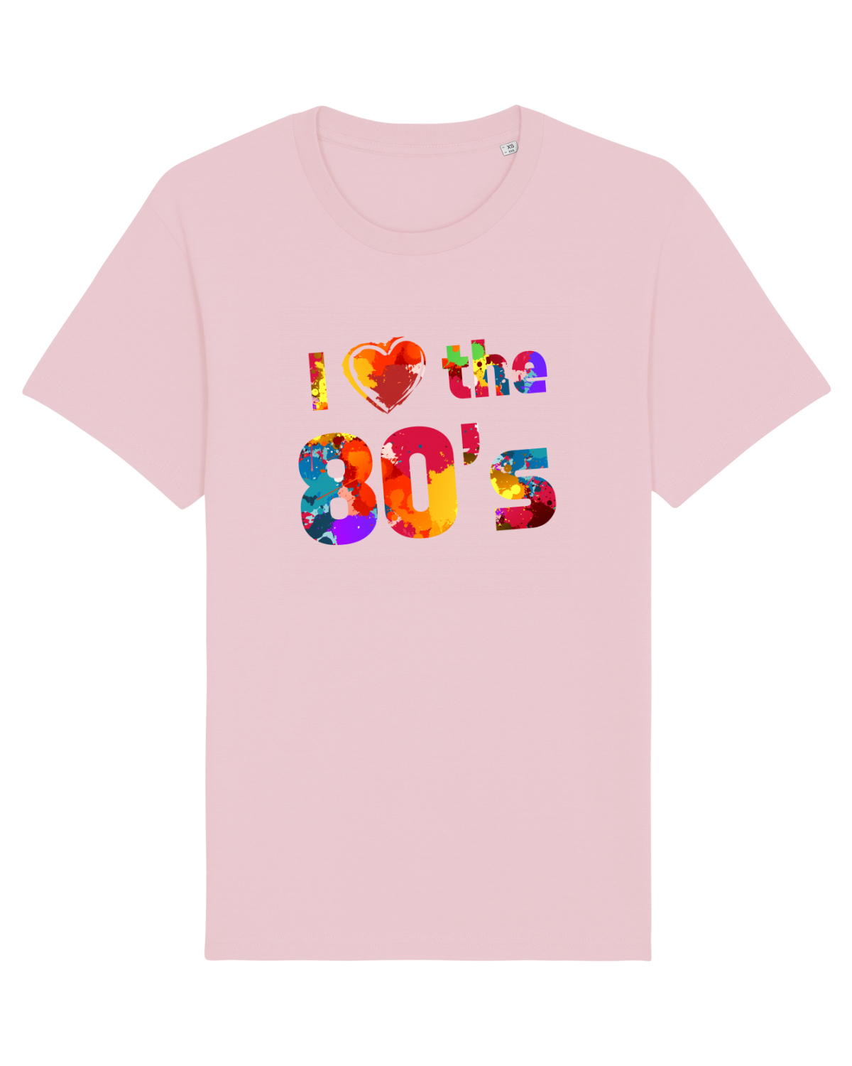 Tricou mânecă scurtă Unisex Rocker Cotton Pink