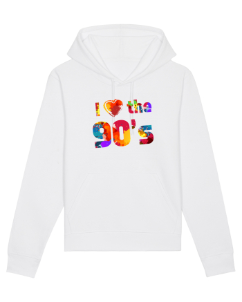 I love the 90's White