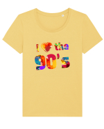 I love the 90's Tricou mânecă scurtă guler larg fitted Damă Expresser