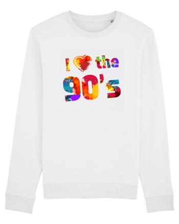 I love the 90's White