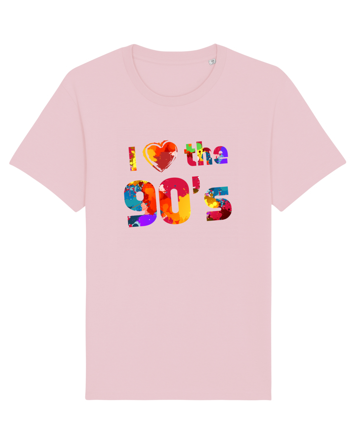 Tricou mânecă scurtă Unisex Rocker Cotton Pink