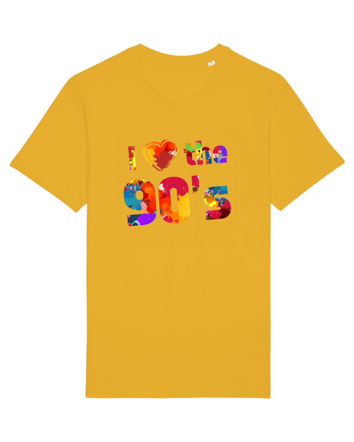 Tricou mânecă scurtă Unisex Rocker Spectra Yellow