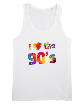 I love the 90's White