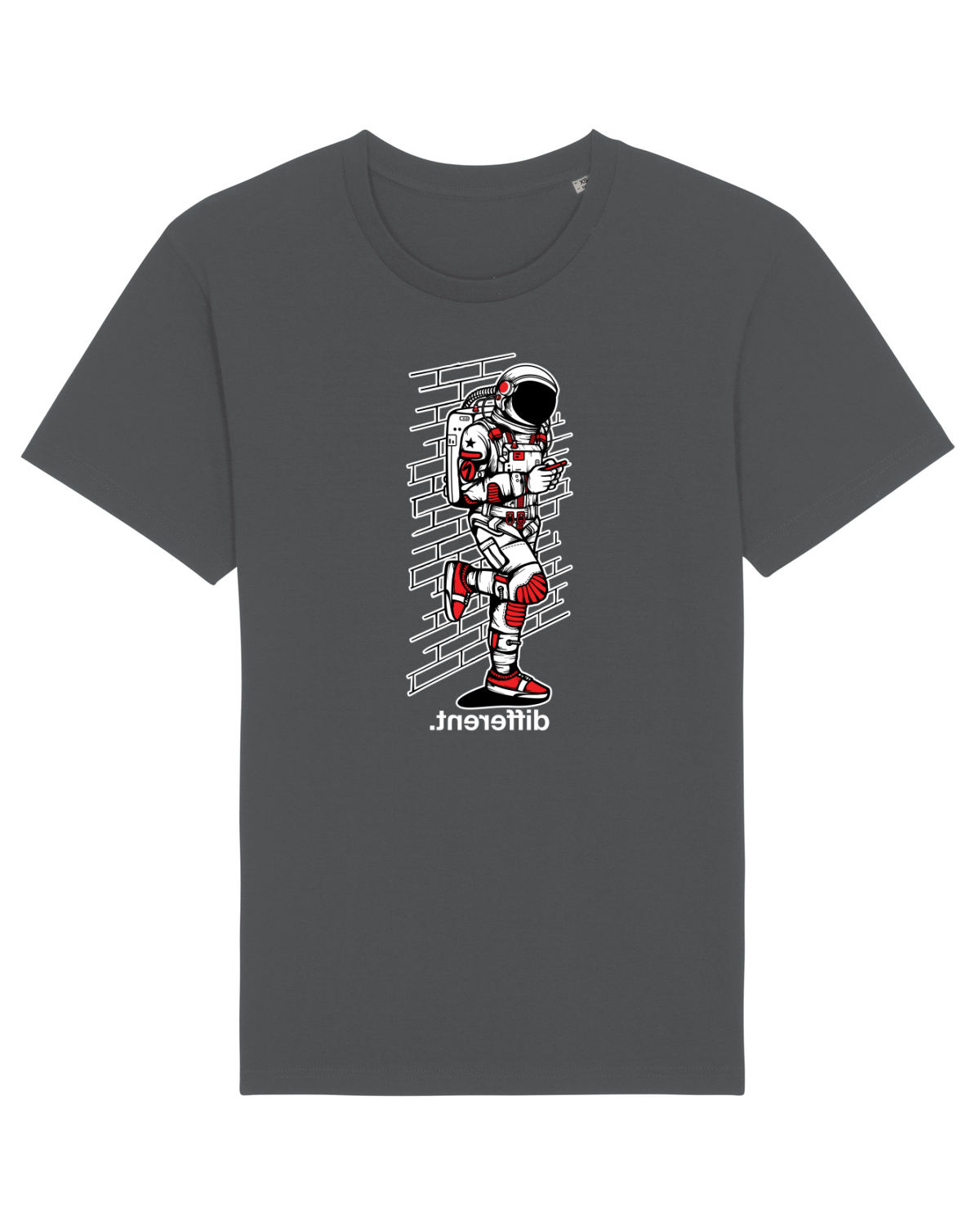 Tricou mânecă scurtă Unisex Rocker Anthracite