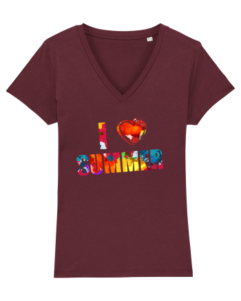 Love Summer Burgundy