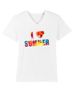 Love Summer Tricou mânecă scurtă guler V Bărbat Presenter