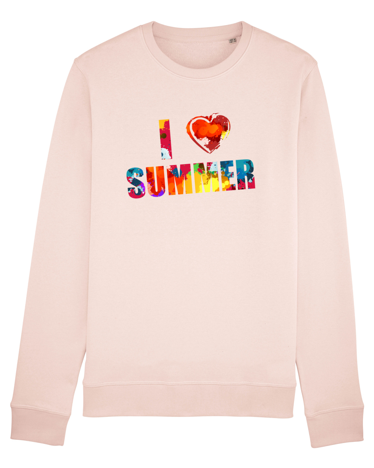 Bluză mânecă lungă Unisex Rise Candy Pink