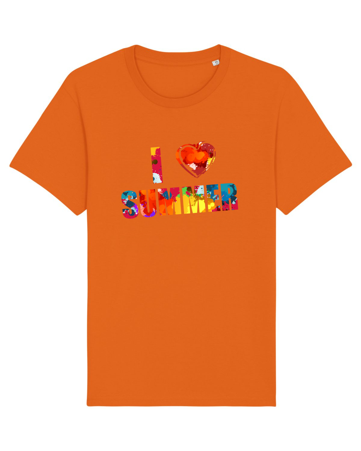 Tricou mânecă scurtă Unisex Rocker Bright Orange