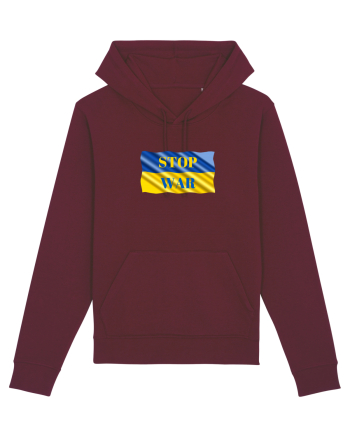Stop War Burgundy