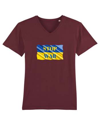 Stop War Burgundy