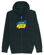 Stop War! Hanorac cu fermoar Unisex Connector