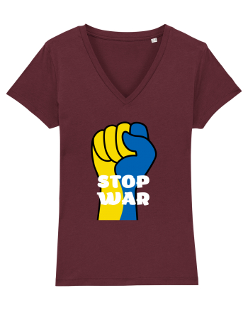 Stop War ! 1 Burgundy