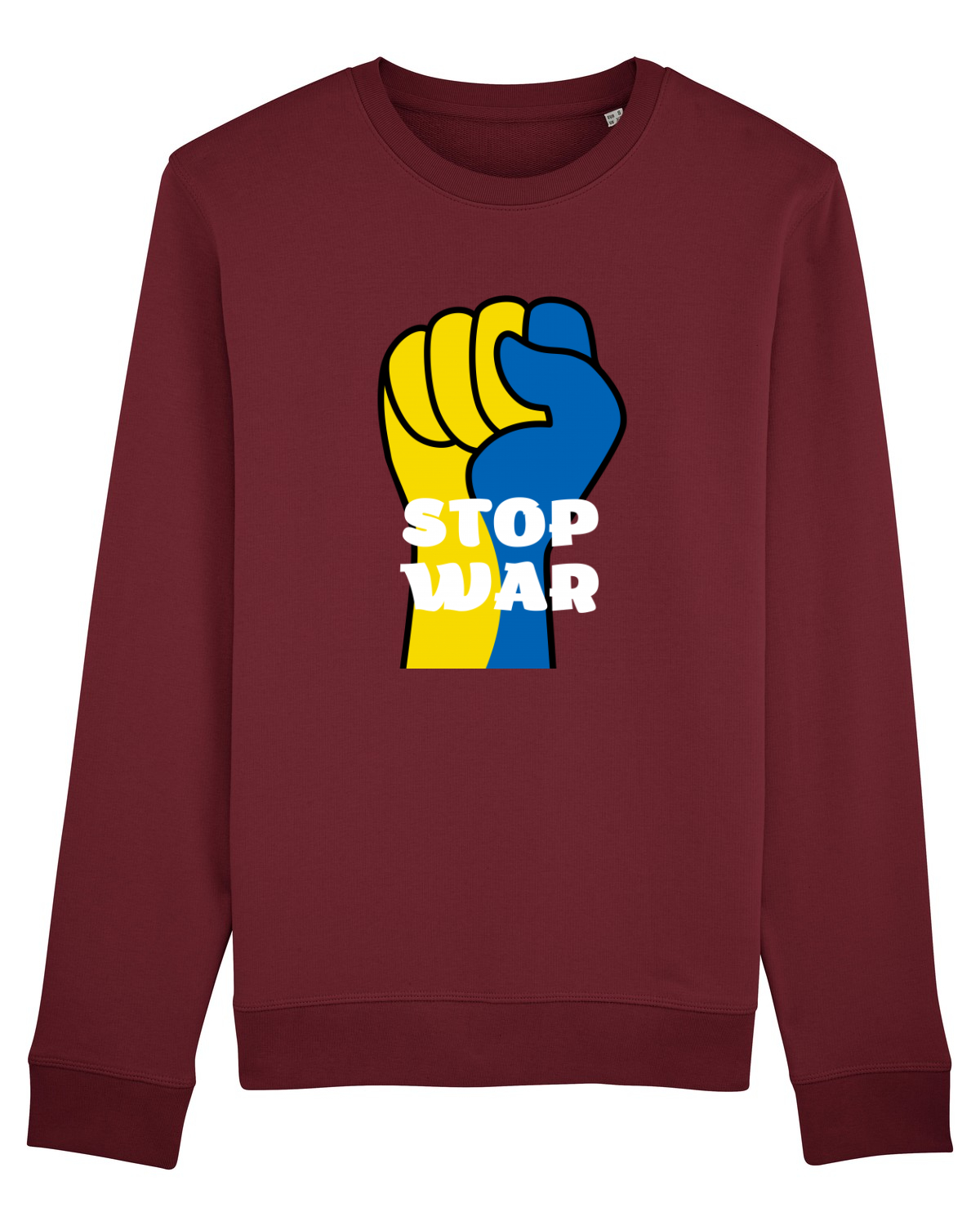Bluză mânecă lungă Unisex Rise Burgundy