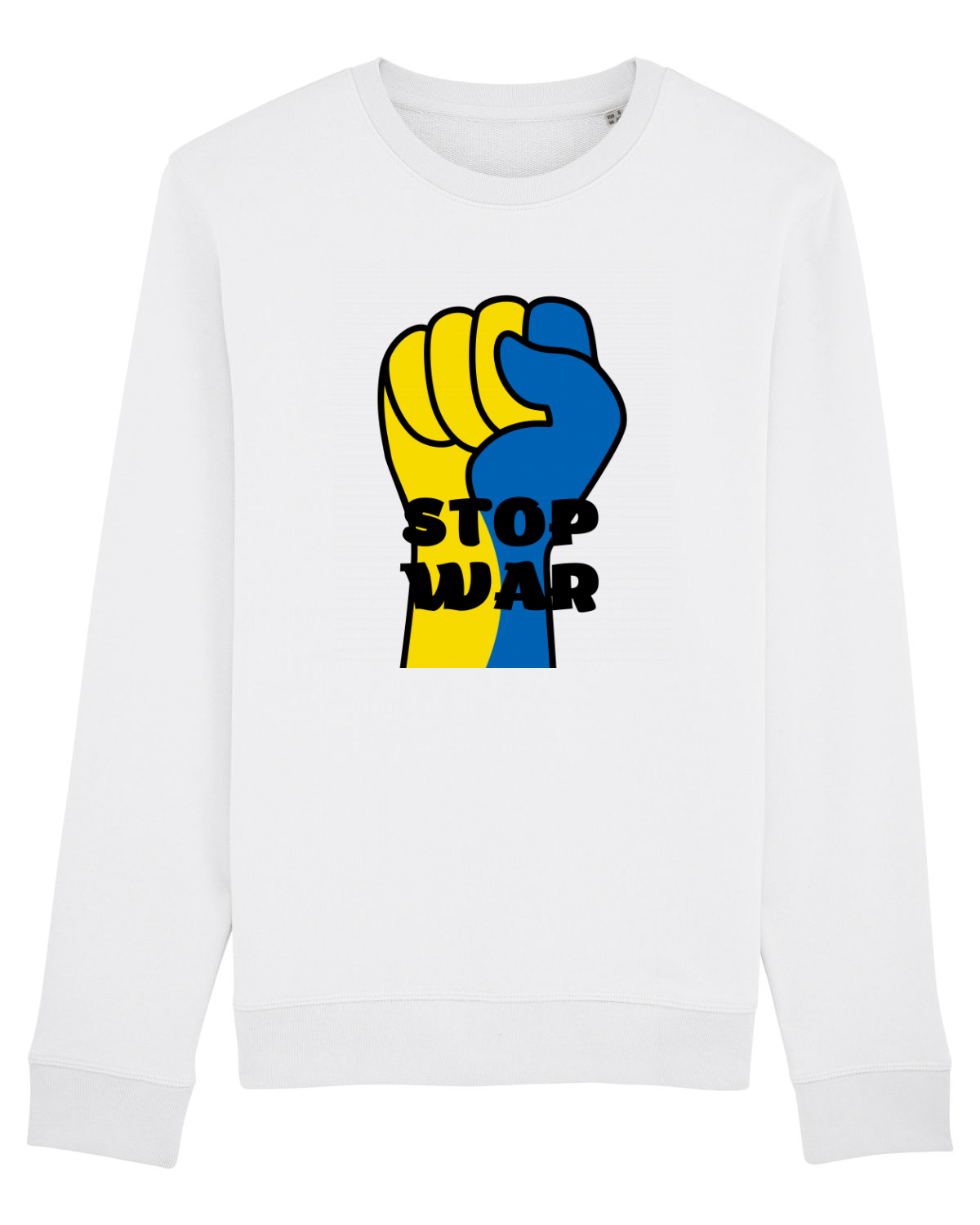 Bluză mânecă lungă Unisex Rise White