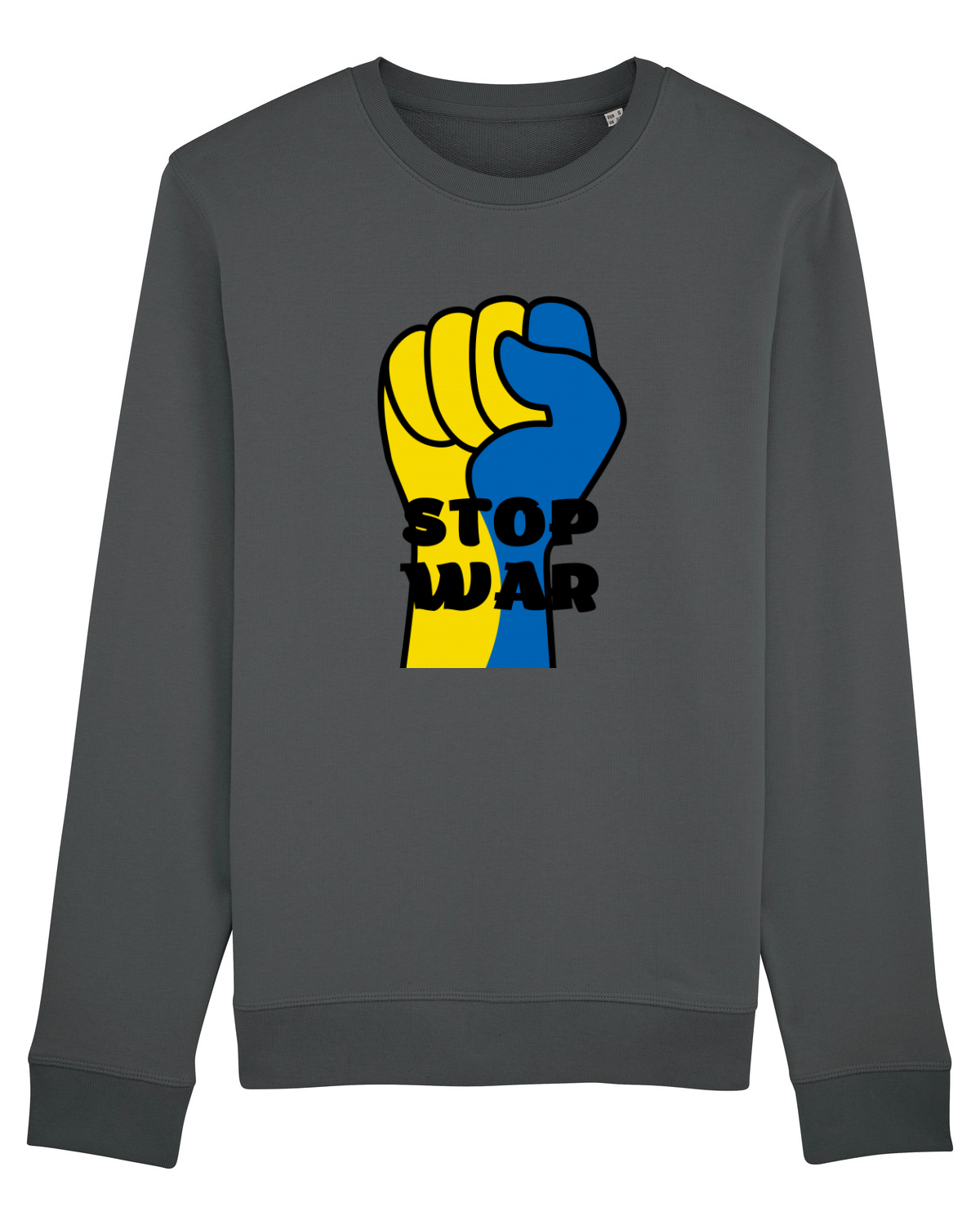 Bluză mânecă lungă Unisex Rise Anthracite