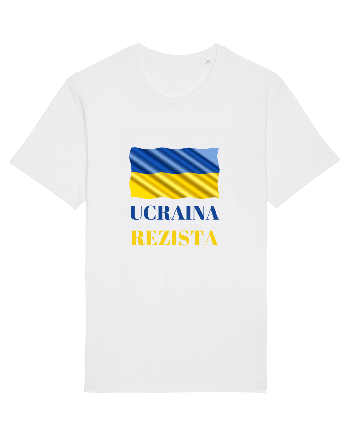 Tricou mânecă scurtă Unisex Rocker White