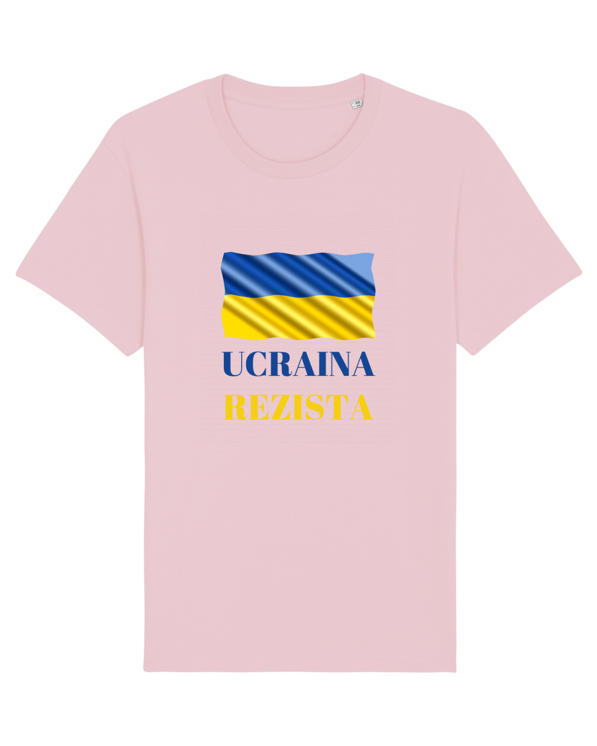 Tricou mânecă scurtă Unisex Rocker Cotton Pink