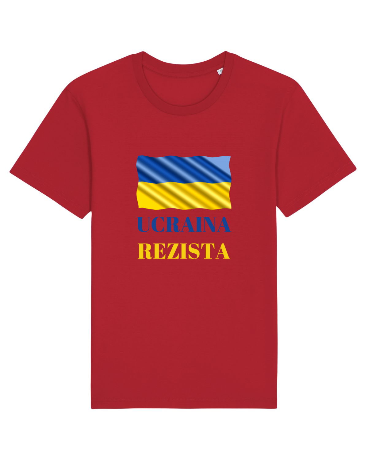 Tricou mânecă scurtă Unisex Rocker Red
