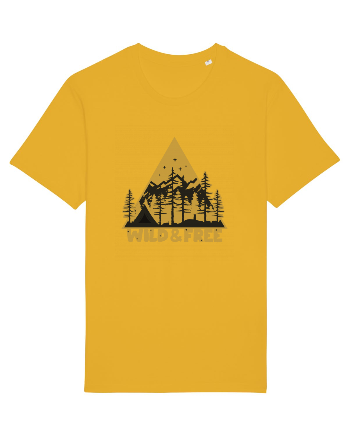 Tricou mânecă scurtă Unisex Rocker Spectra Yellow